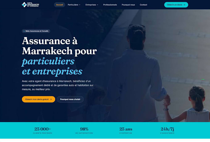 build a responsive wordpress website with elementor